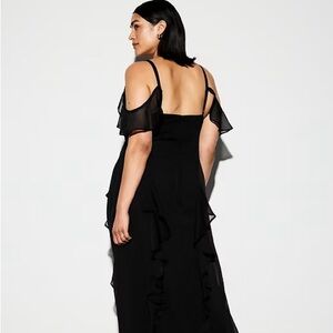 The Occasion by Old Navy ruffle chiffon maxi dress